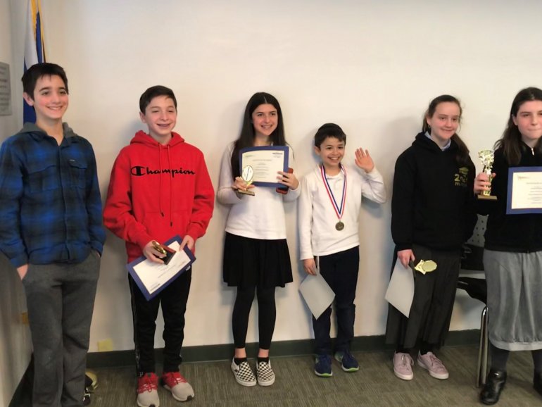 2020 Yeshiva Day School Spelling Bee 14 students from yeshiva day schools in New York City competed in The Jewish Education Project's annual Citywide Spelling Competition.