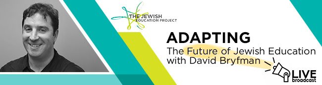 Logo for The Jewish Education Project's Adapting Live Video Series