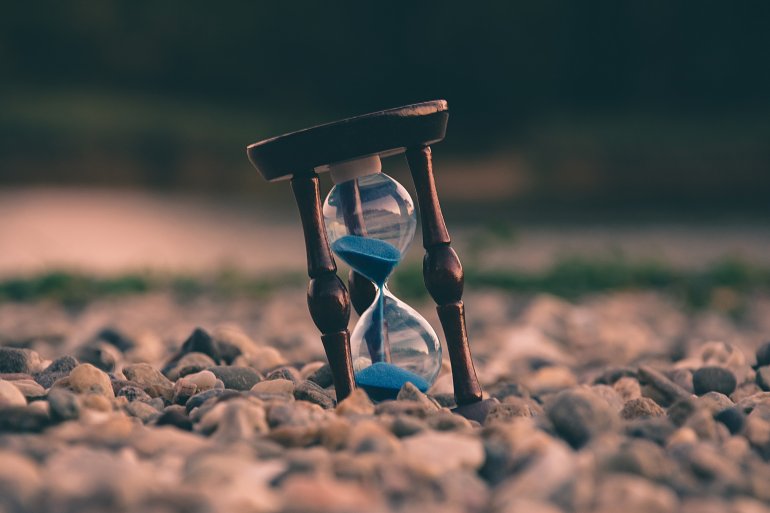 Mental Health Musings Sand comes out of an hour glass