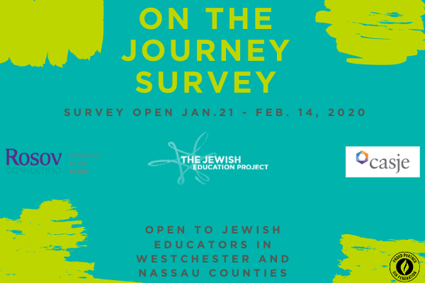 On The Journey Survey Graphic The On the Journey survey seeks to better understand the career trajectories of Jewish educators.
