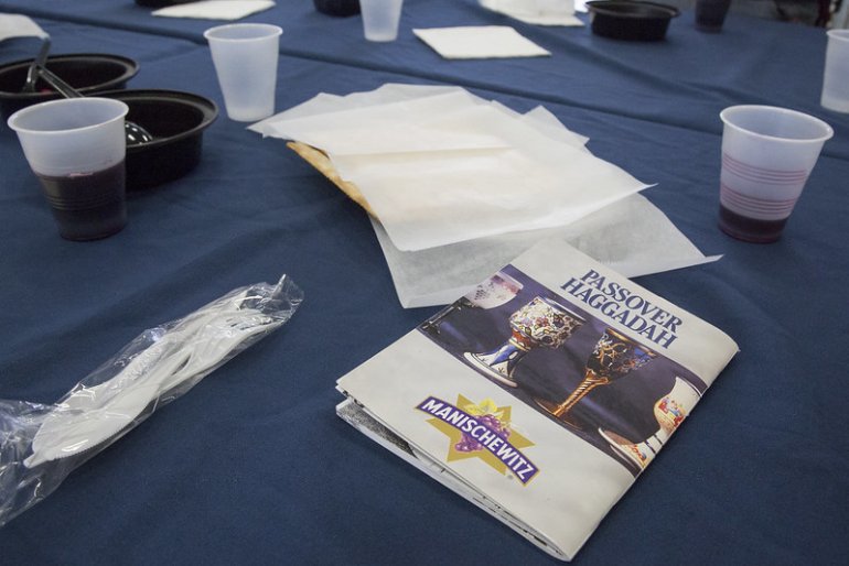 This Year We Need Some Seder A picture of a Seder table