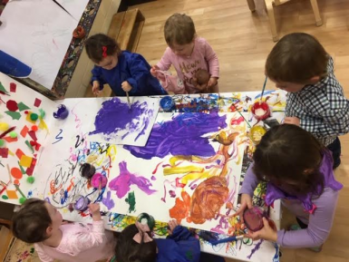 Beth El Early Childhood Arts Ed Early Childhood program incorporating Arts Education