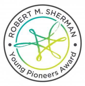 Robert M. Sherman Young Pioneers Award Logo Robert M. Sherman Young Pioneers Award Logo