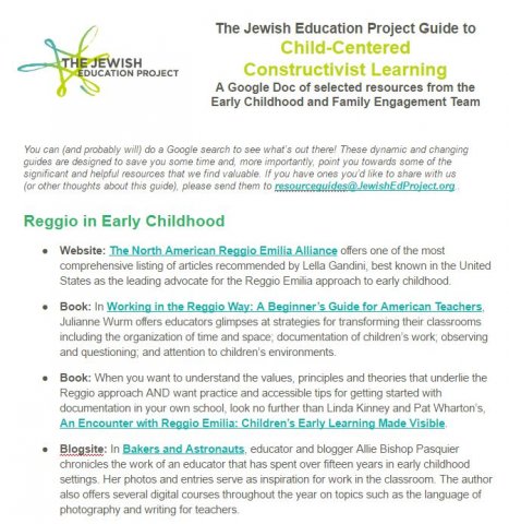 Child-Centered Learning Resource Guide image