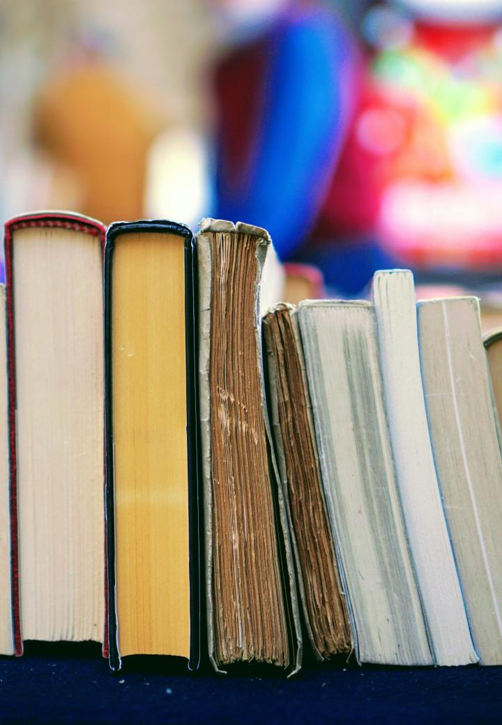 books on a shelf