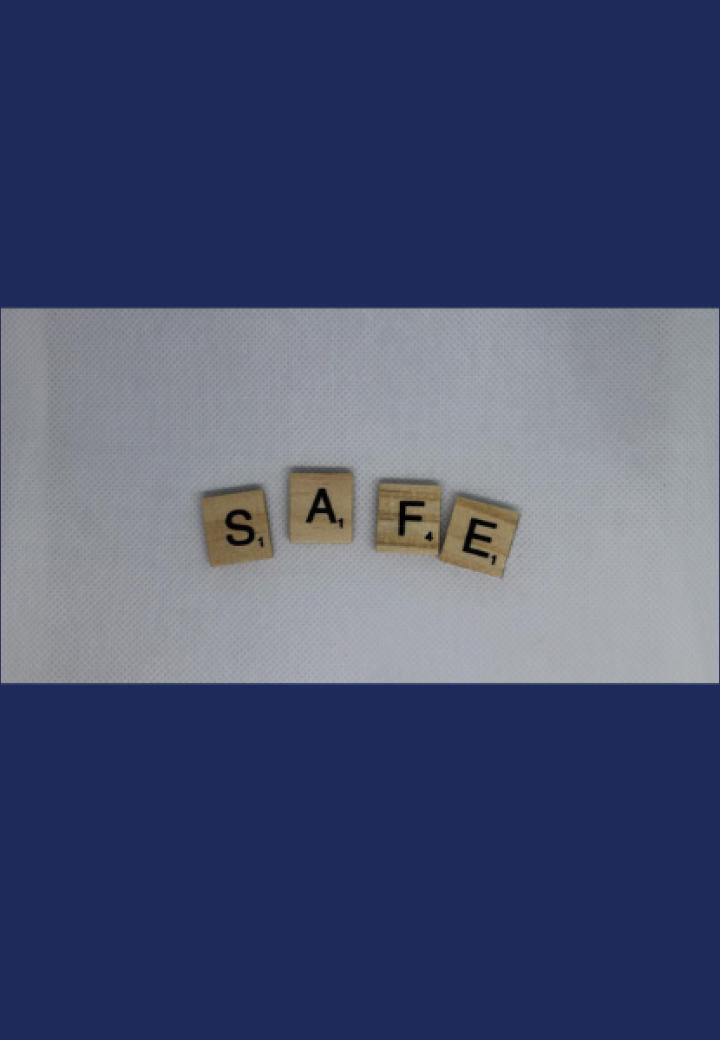 scrabble letters spell safe