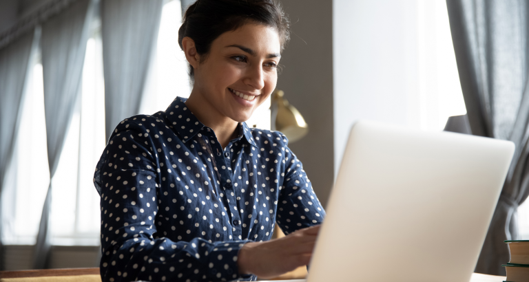 woman on laptop 