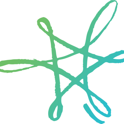 TJEP green and teal star from logo