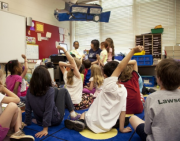 Children in a classroom